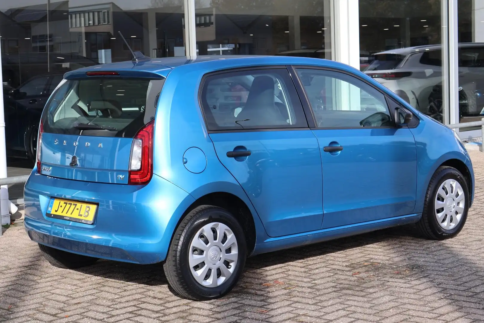 Skoda Citigo e-iV 83pk EV Ambition | SoH 94% | Climate Control Blauw - 2