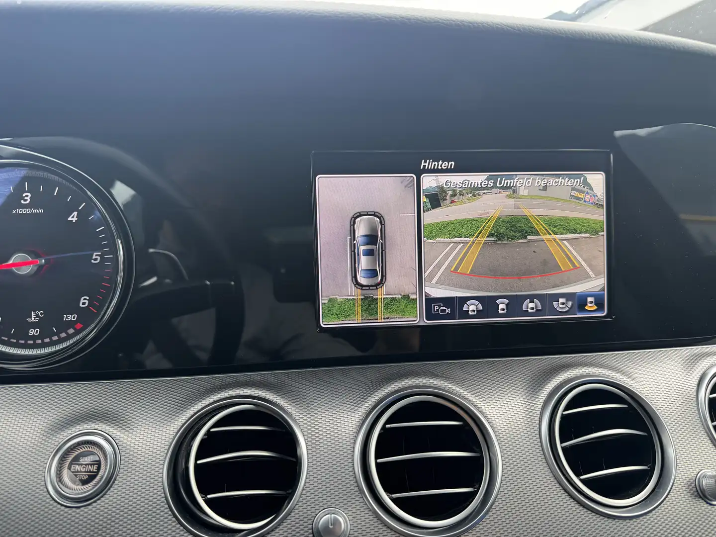 Mercedes-Benz E 220 220d AMG Line Silber - 2