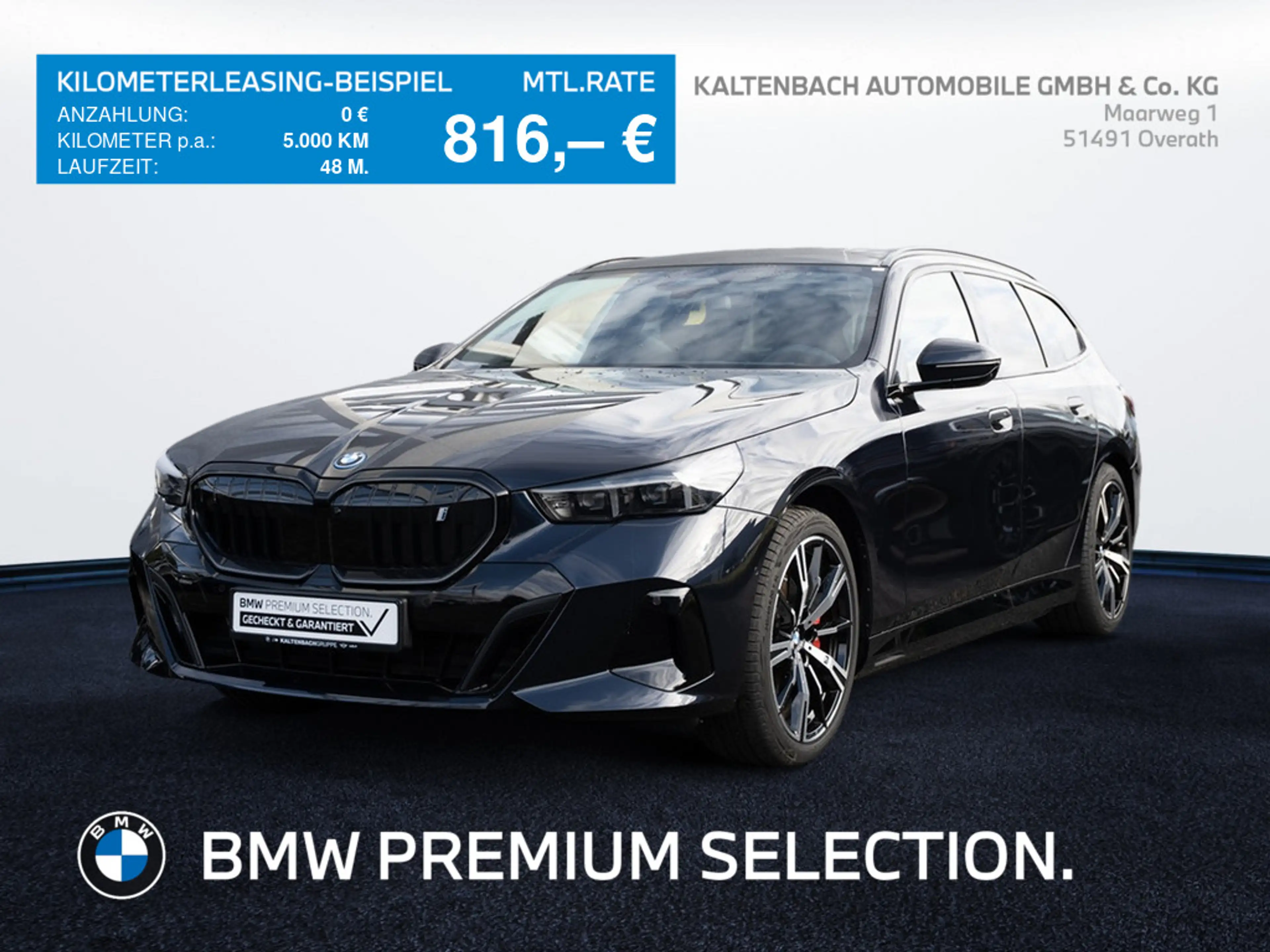 BMW i5 Touring 40 xDrive M-Sport Pro PANO AHK B&W