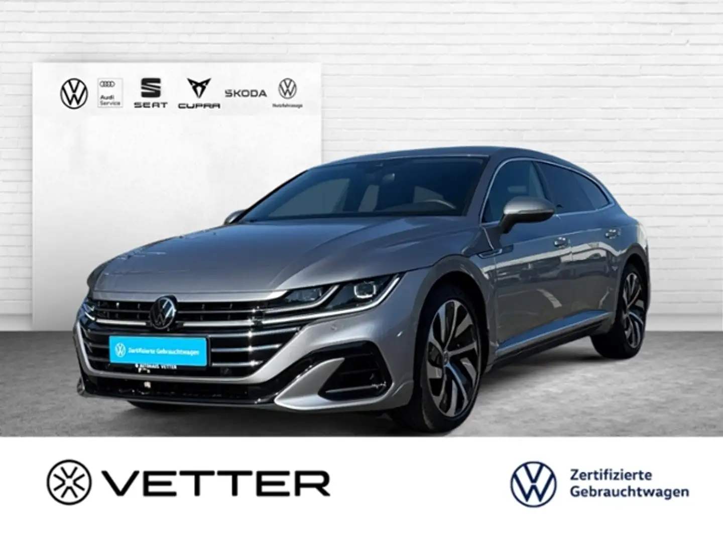 Volkswagen Arteon Shootingbrake R-Line 4Motion DSG KLIMA LED NAVI L Argent - 1
