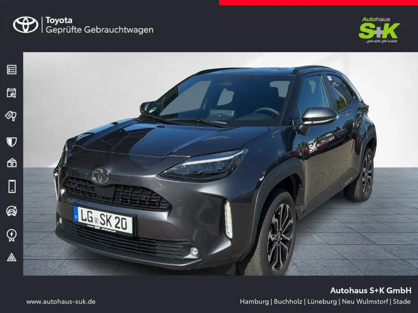 Toyota Yaris Cross Teamplayer, 1,5-l Hybrid , Safety+Winter Grigio - 1