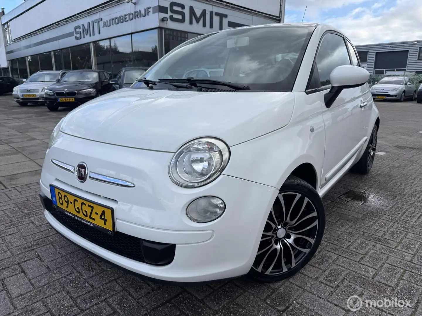 Fiat 500 1.2 Sport|Trekhaak|NL AUTO Wit - 1