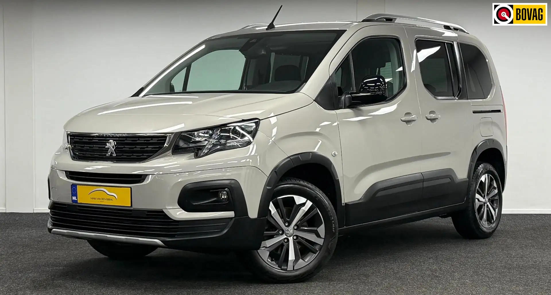 Peugeot Rifter 1.2 PureTech Allure Pack*DealerOh*Automaat*Navi*Ca Beige - 1