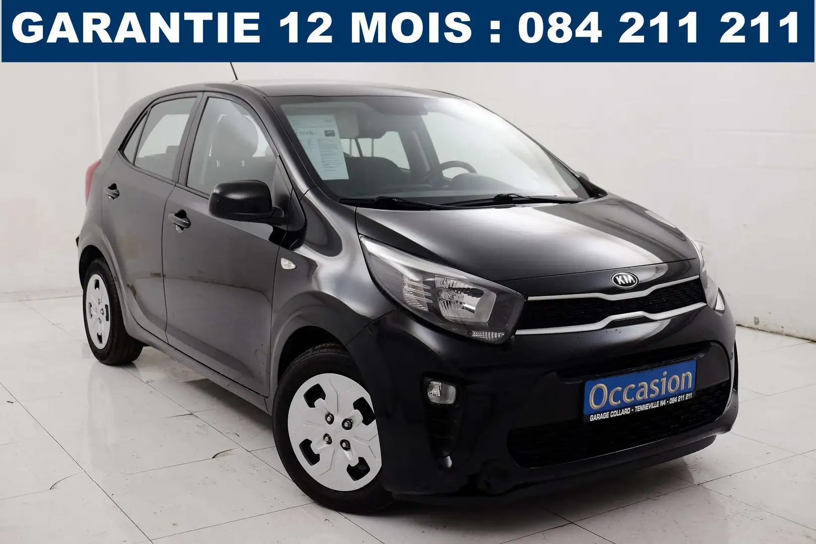 Kia Picanto 1.0i Easy #CLIM, TEL., BLUETOOTH, USB MP3 # Noir - 1