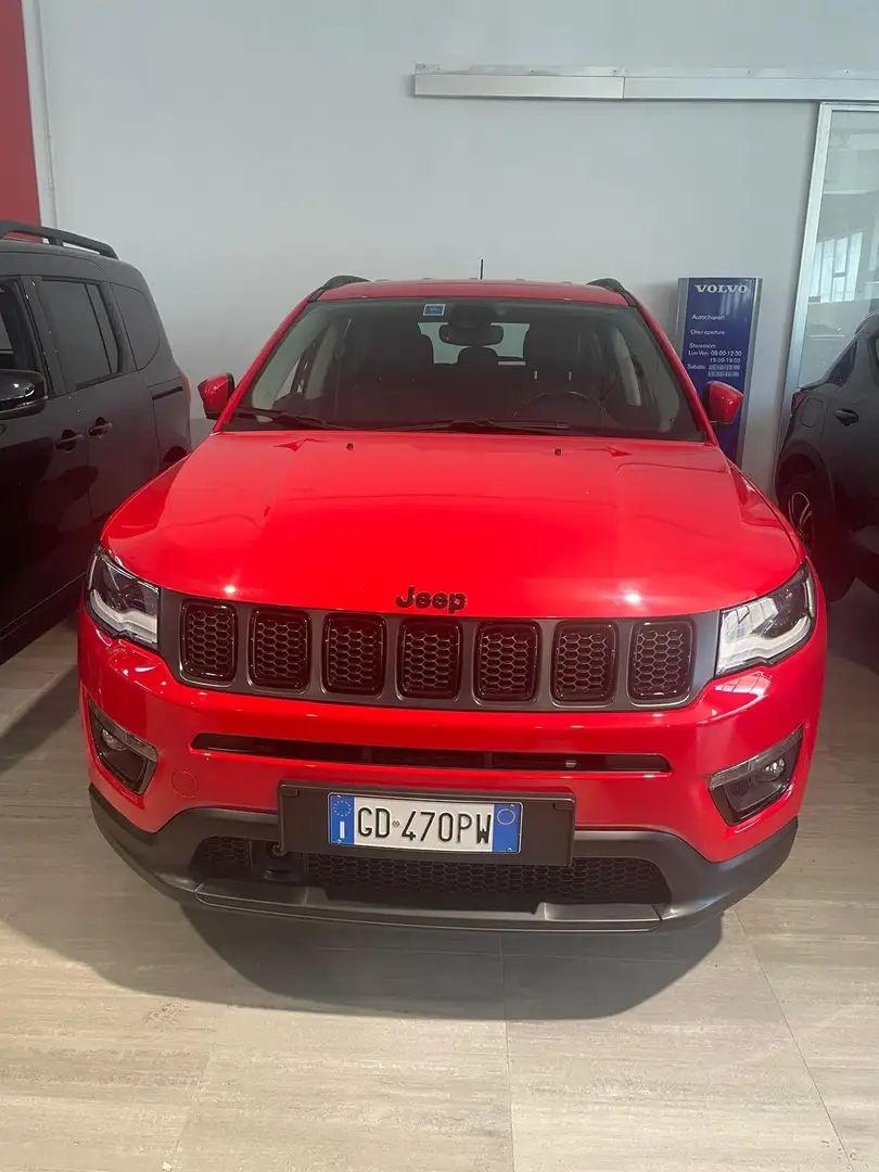 Jeep Compass II 2017 1.3 turbo t4 Night Eagle 2wd 130cv my20 Rosso - 1