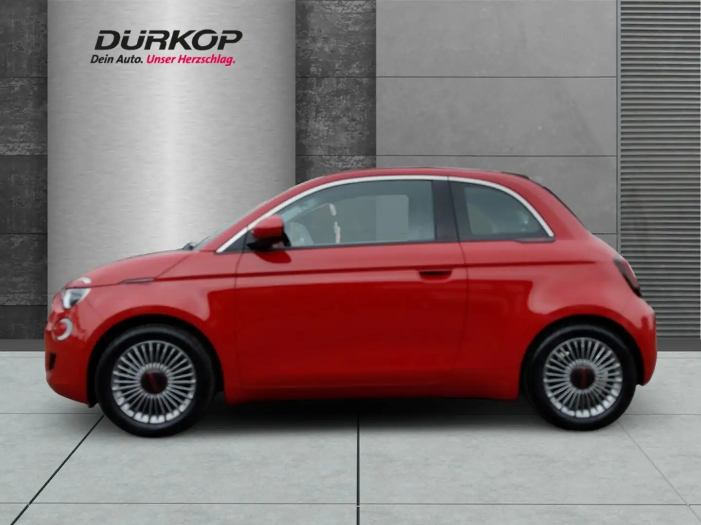 Fiat 500e Navigation Sitzheizung Navi Memory Sitze Apple Car Rot - 2