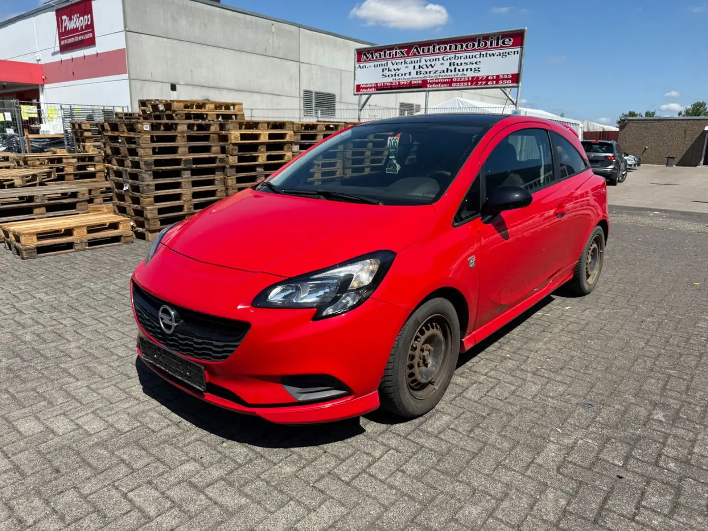 Opel Corsa E Selection,Klima,Navi,Euro6 Rot - 1