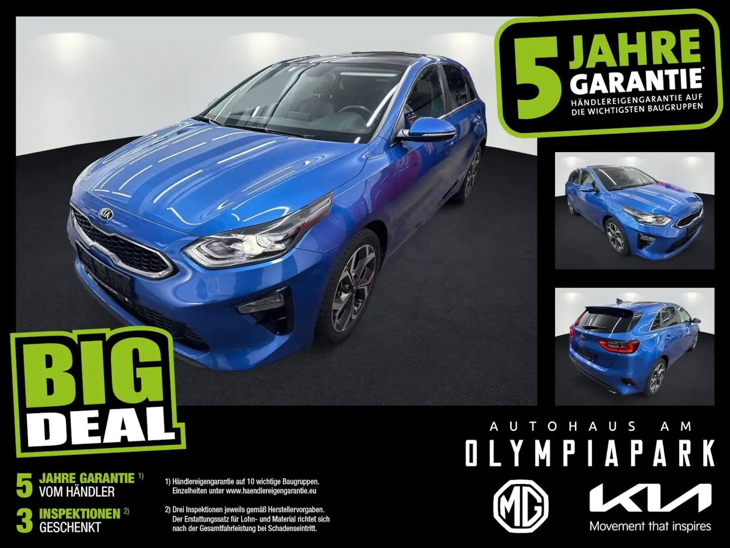 Kia Ceed / cee'd Ceed Platinum Edition LED*NAVI*SITZBELÜFT. Blau - 1