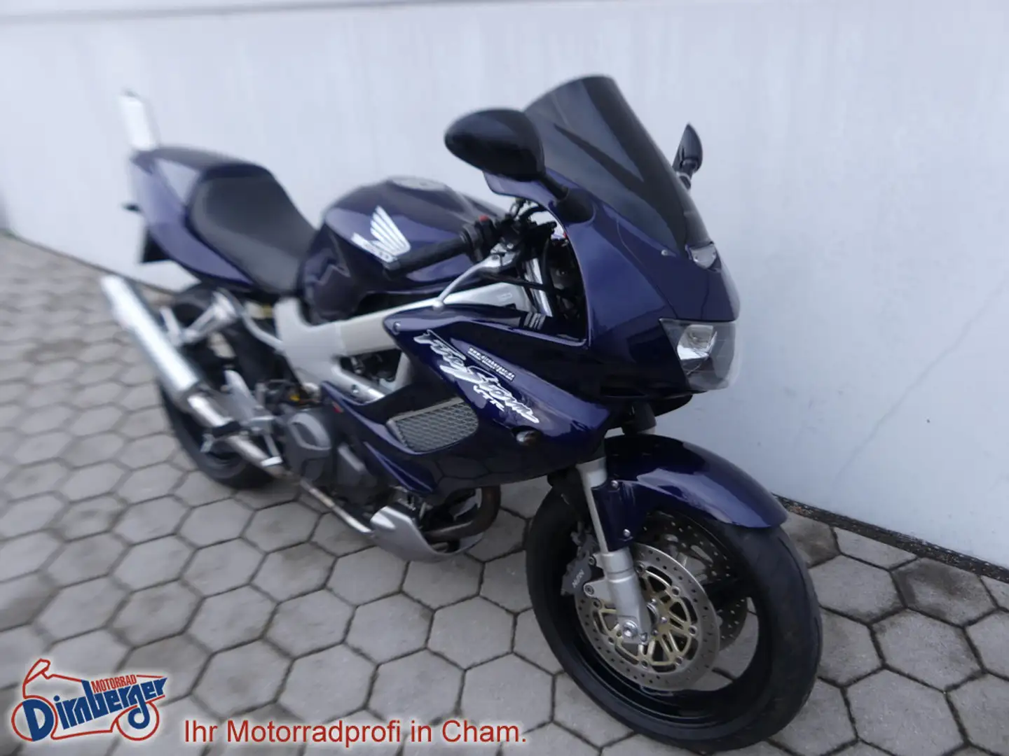 Honda VTR 1000 F Fire Storm Sportauspuff + 1.Hd. Bleu - 2