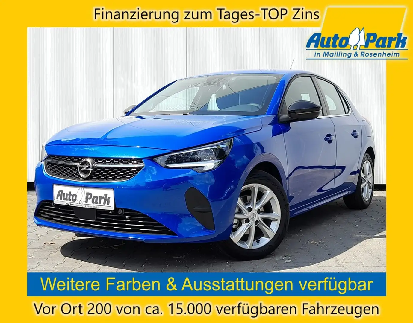 Opel Corsa 1.2 Start/Stop SHZ~180~LED~NAVI~DAB~ALU~PDC Blau - 1