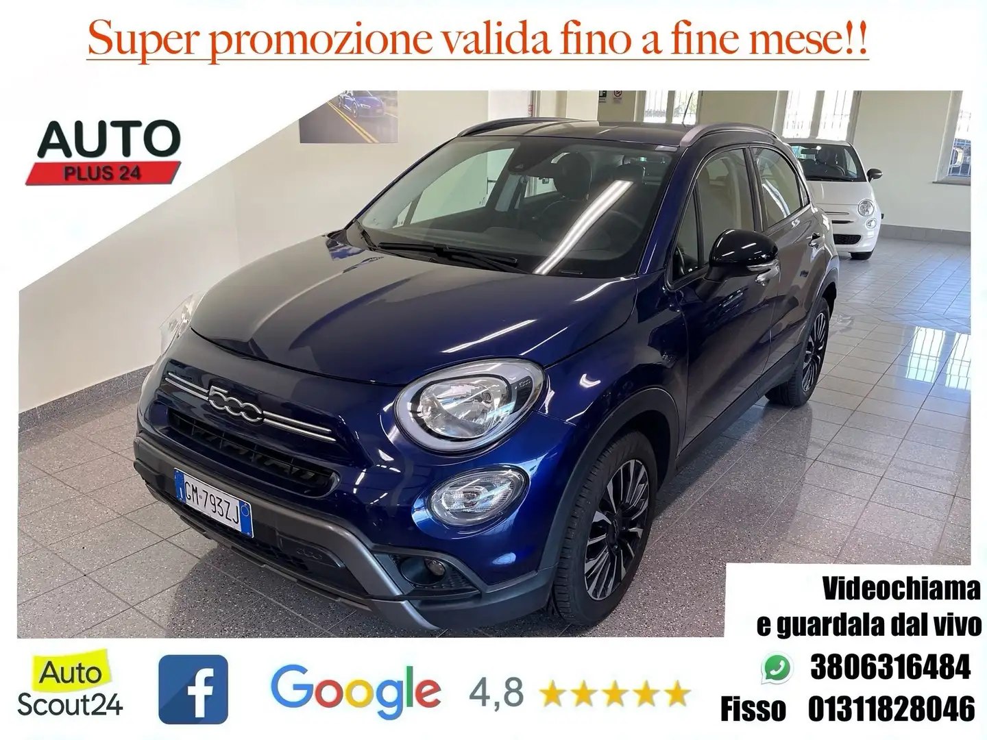 Fiat 500X 1.0 T3 120 CV Cross CON PROMO PLUS Blau - 1