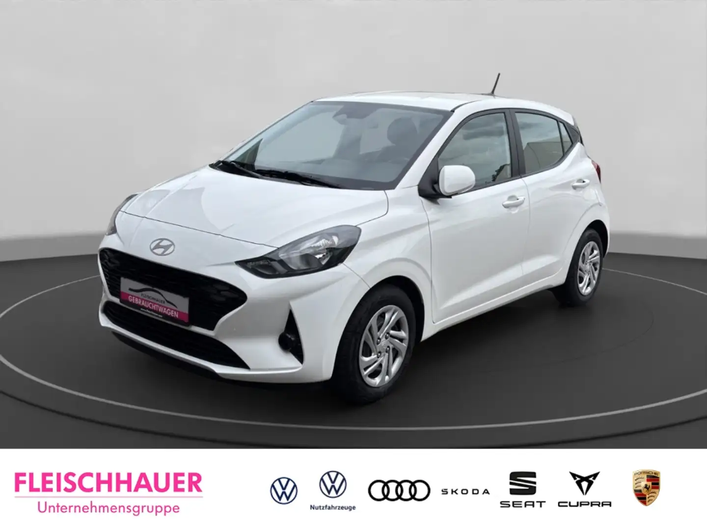 Hyundai i10 Select 1.0 Navi Taglicht-LED Einparkhilfe Blanc - 1