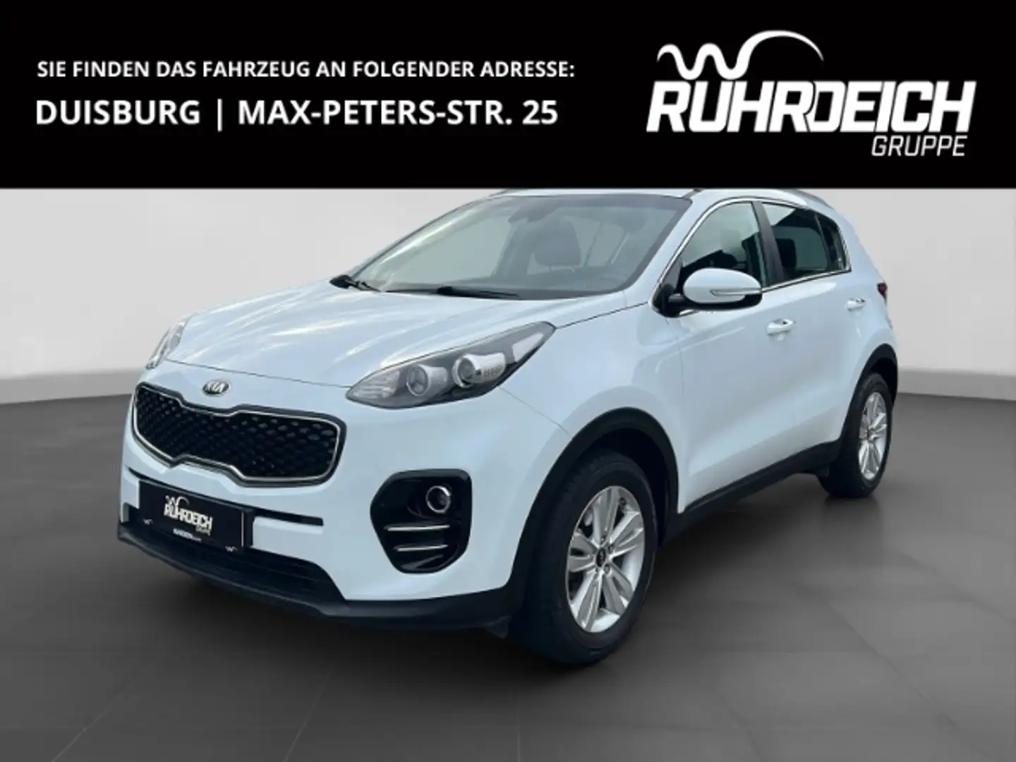 Kia Sportage Vision 2WD NAVI+KAMERA+SITZHZG 4x+PDC+ALU+ Wit - 1