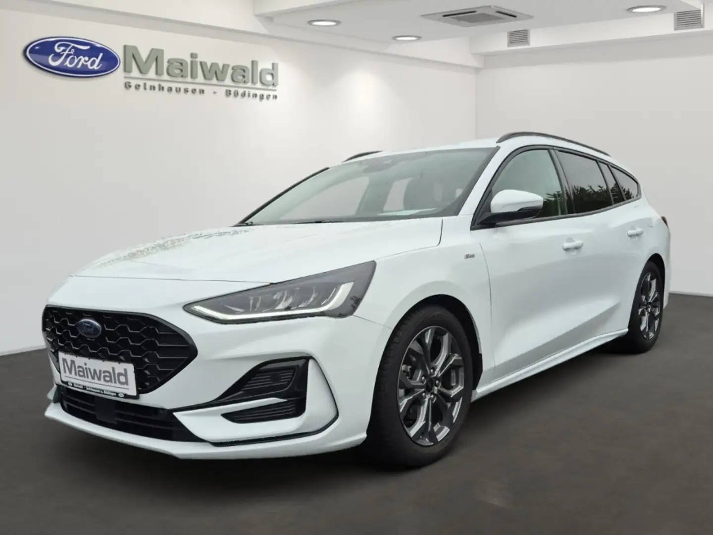 Ford Focus Turnier ST-Line X 1.0 EcoBoost Mild-Hybrid EU6e Na Weiß - 1