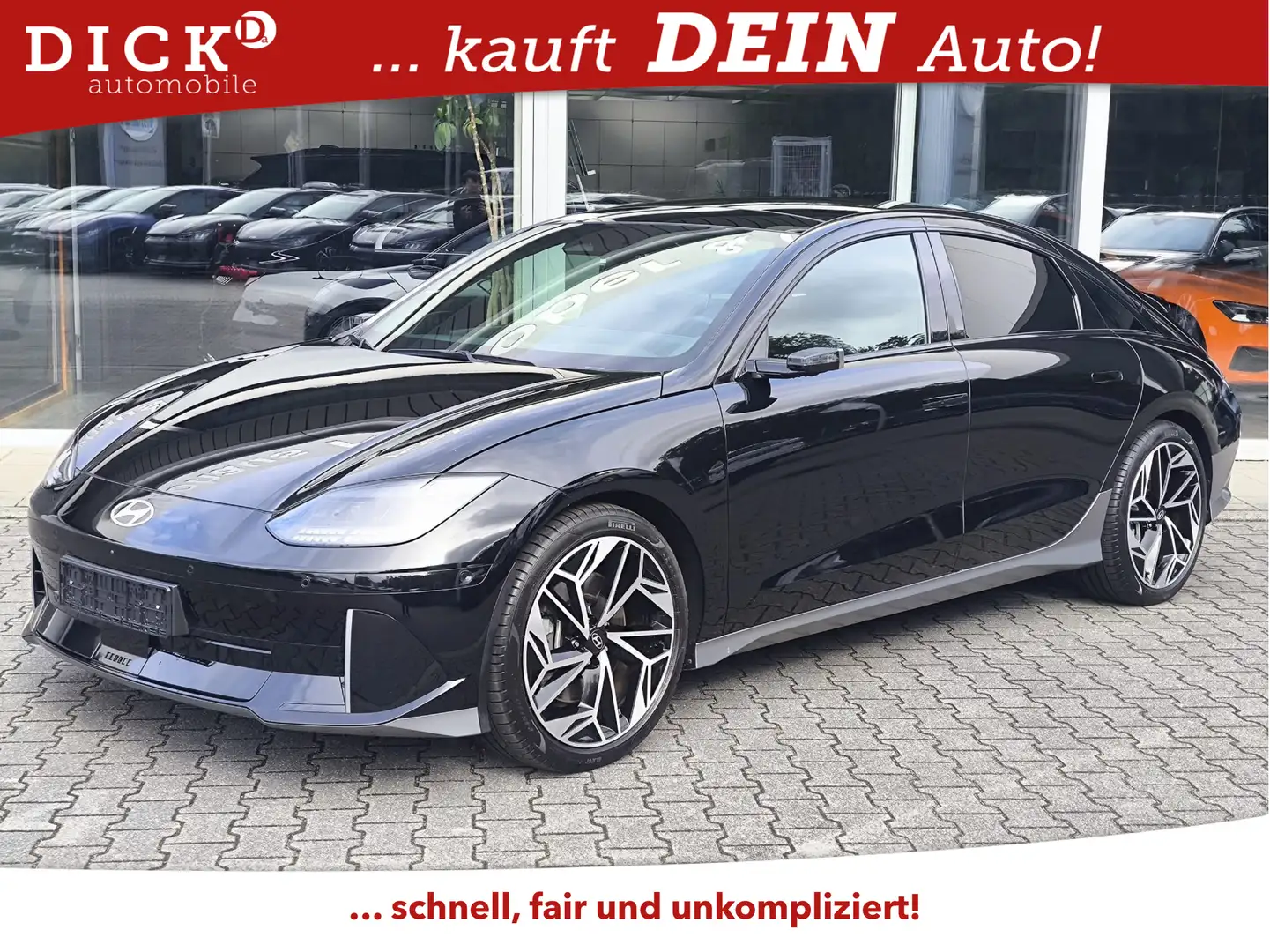 Hyundai IONIQ 6 Uniq 2WD WERKSGA+PANO+MEMO+BOSE+ACC+360° Noir - 1