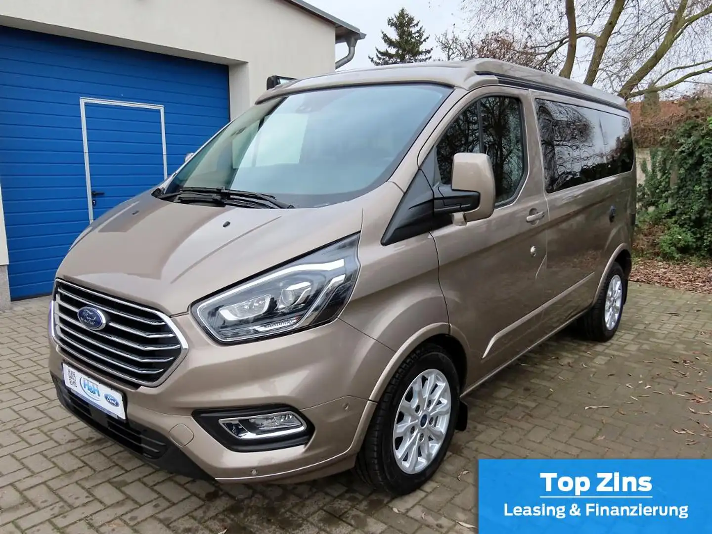 Ford Transit Nugget 2.0 Aut. Limited Xenon+ACC+Markise+AHK Silber - 2