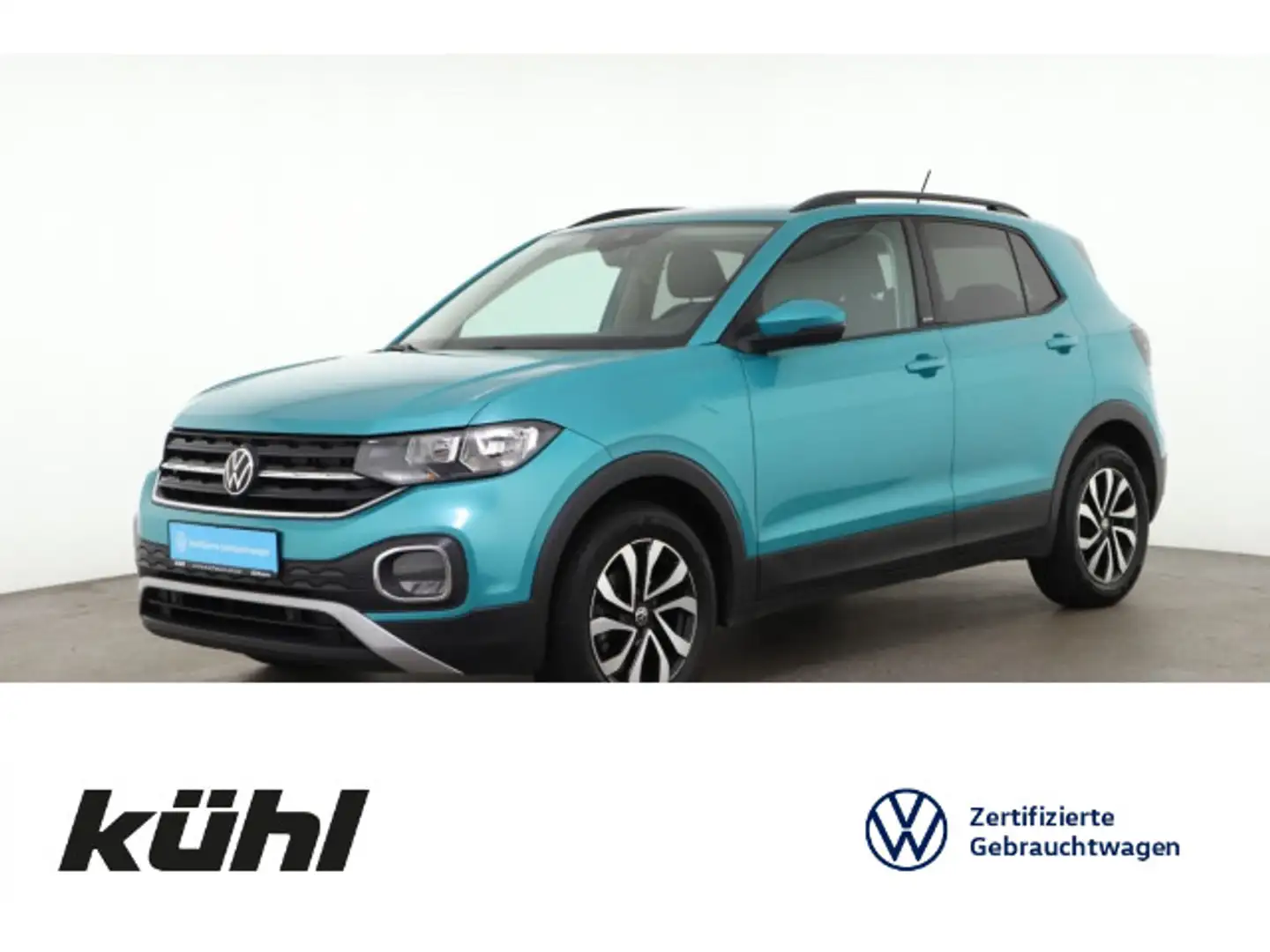 Volkswagen T-Cross 1.0 TSI Active ACC/Navi/LightAssist/App Blau - 1