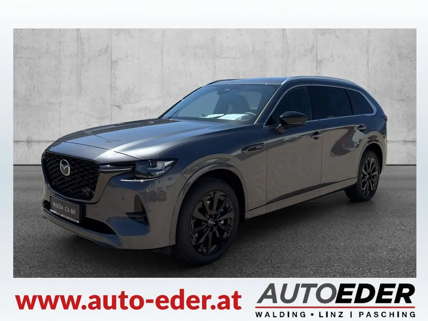 Mazda CX-80 2.5L e-SKYACTIV PHEV AWD Homura Plus Aut. Grau - 2