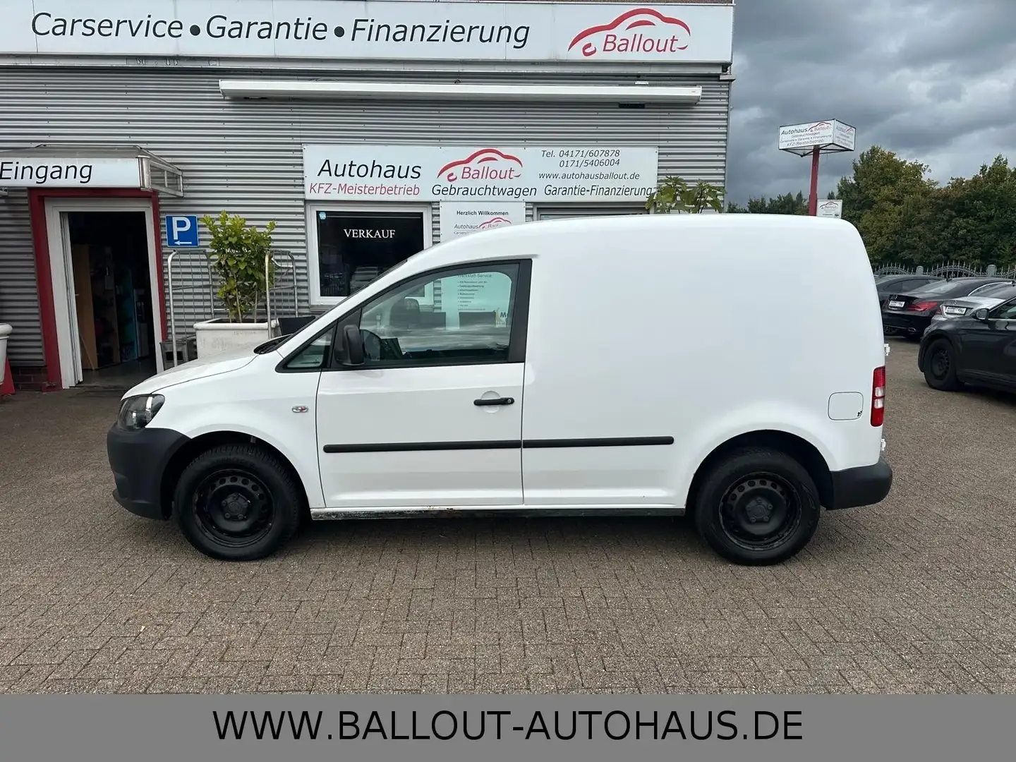 Volkswagen Caddy Kasten*2.HAND*AHK*KEIN TÜV*EURO 5* Blanc - 1