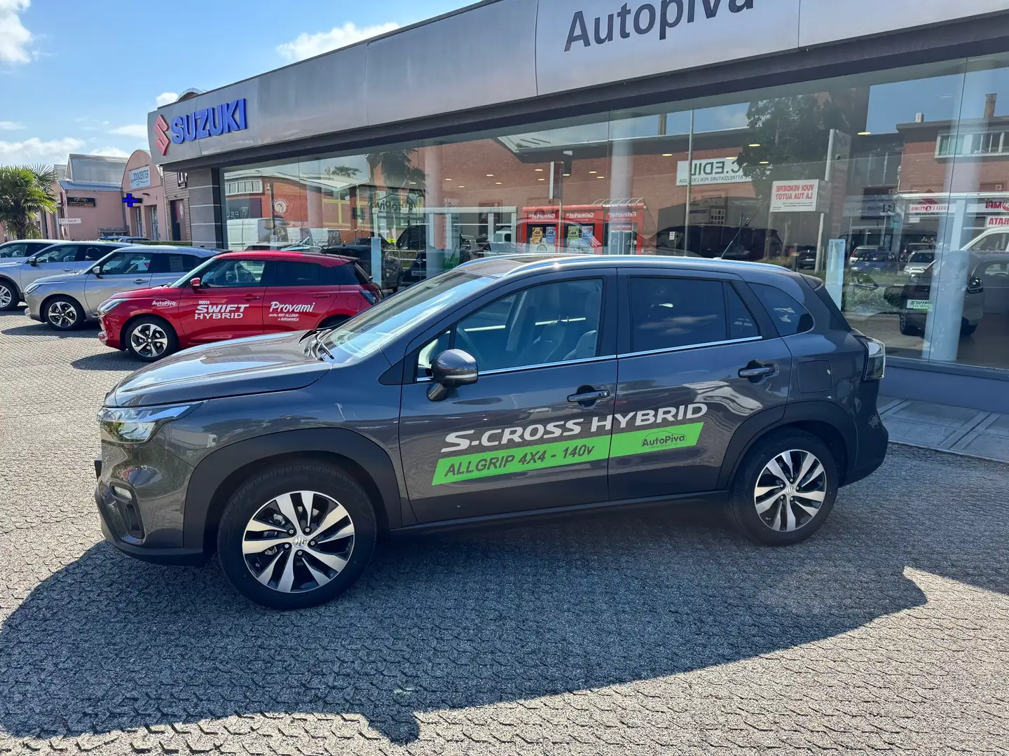 Suzuki S-Cross 1.5 HYBRID 140v S.view 2wd*AUTOMATICA*AZIENDALE Grigio - 2
