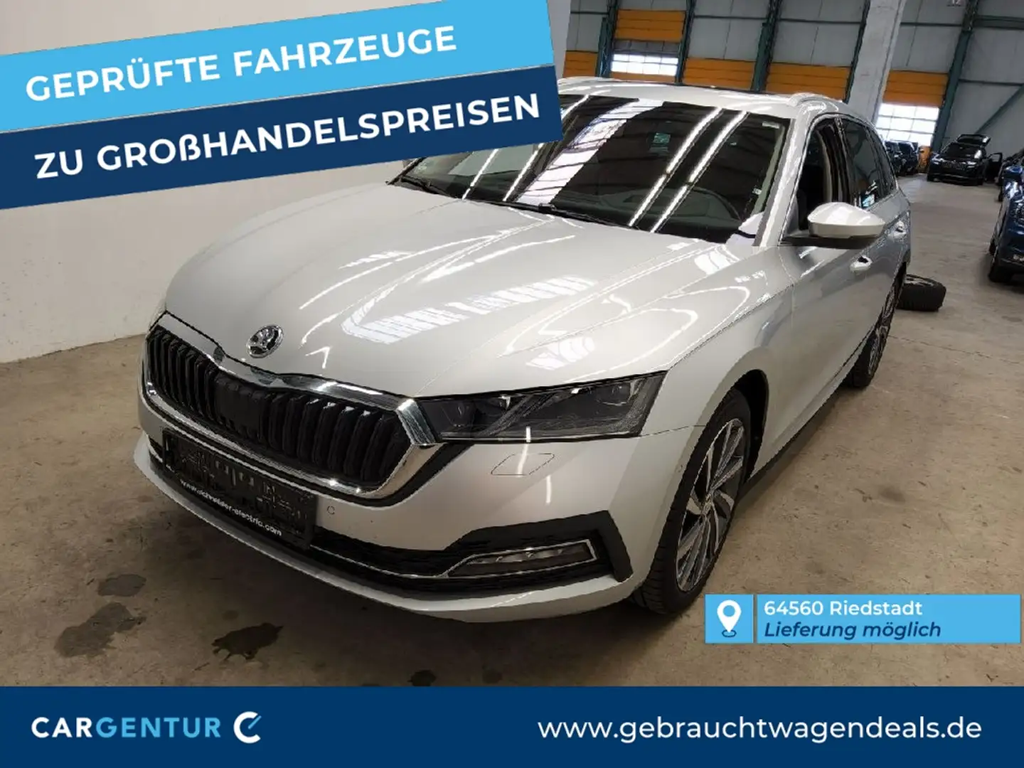 Skoda Octavia Combi 2.0 TDI Style AHK Virtual Pano Silber - 1