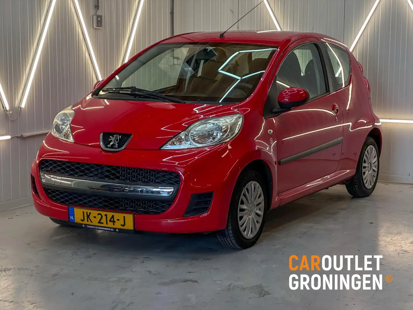 Peugeot 107 1.0-12V Sublime | BJ 2009 | GOED OH Rood - 1