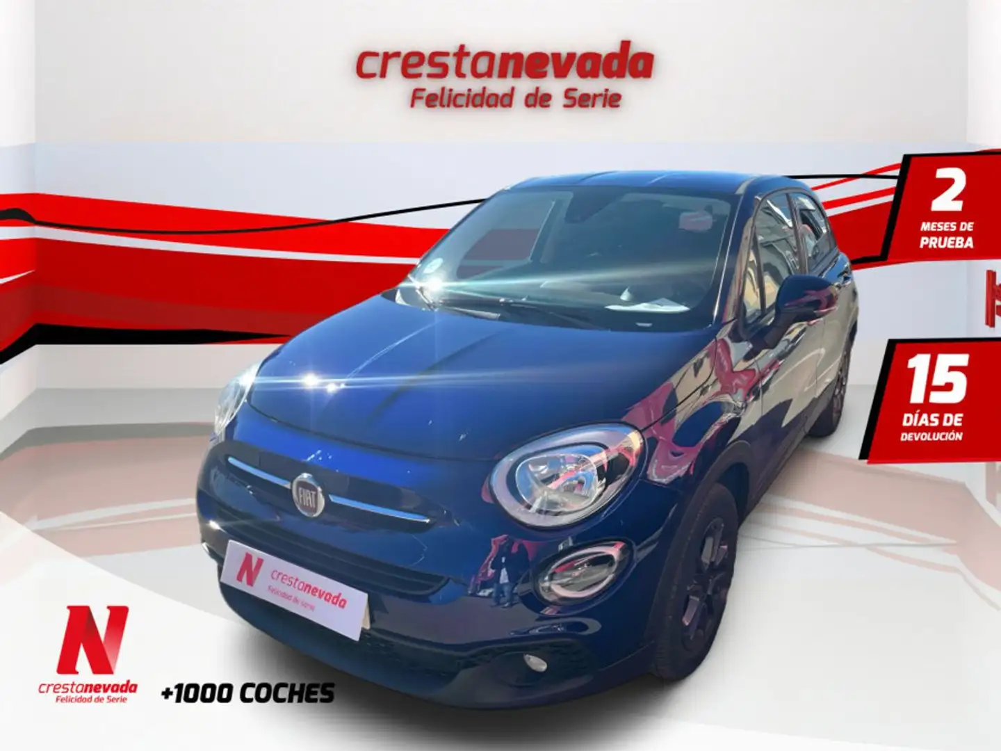 Fiat 500X 1.6Mjt S&S Connect 97kW Bleu - 1