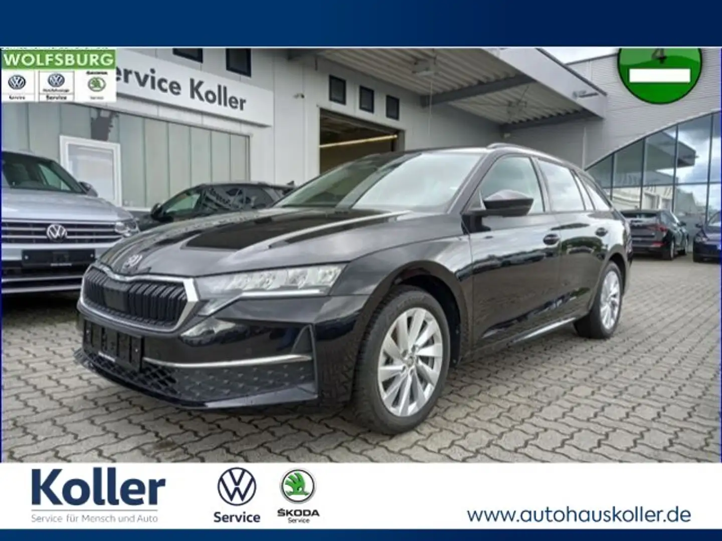 Skoda Octavia Octavia Combi 1.5 eTSI DSG Selection eHK Navi LED Schwarz - 1