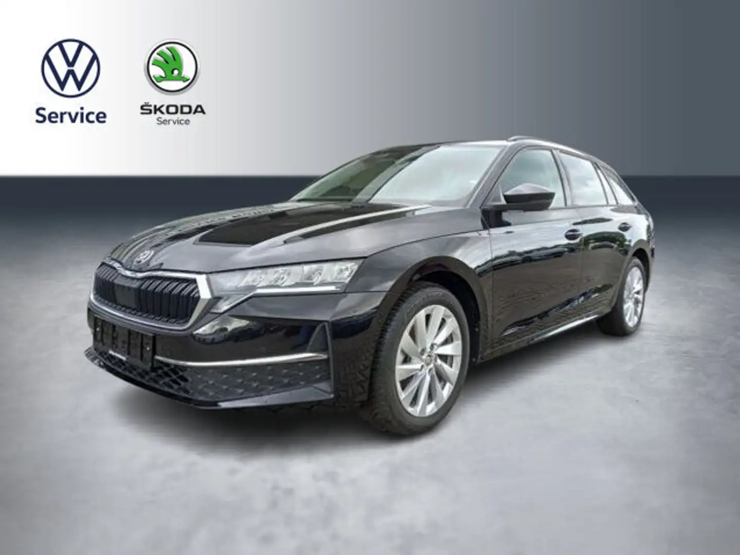 Skoda Octavia Octavia Combi 1.5 eTSI DSG Selection eHK Navi LED Zwart - 1