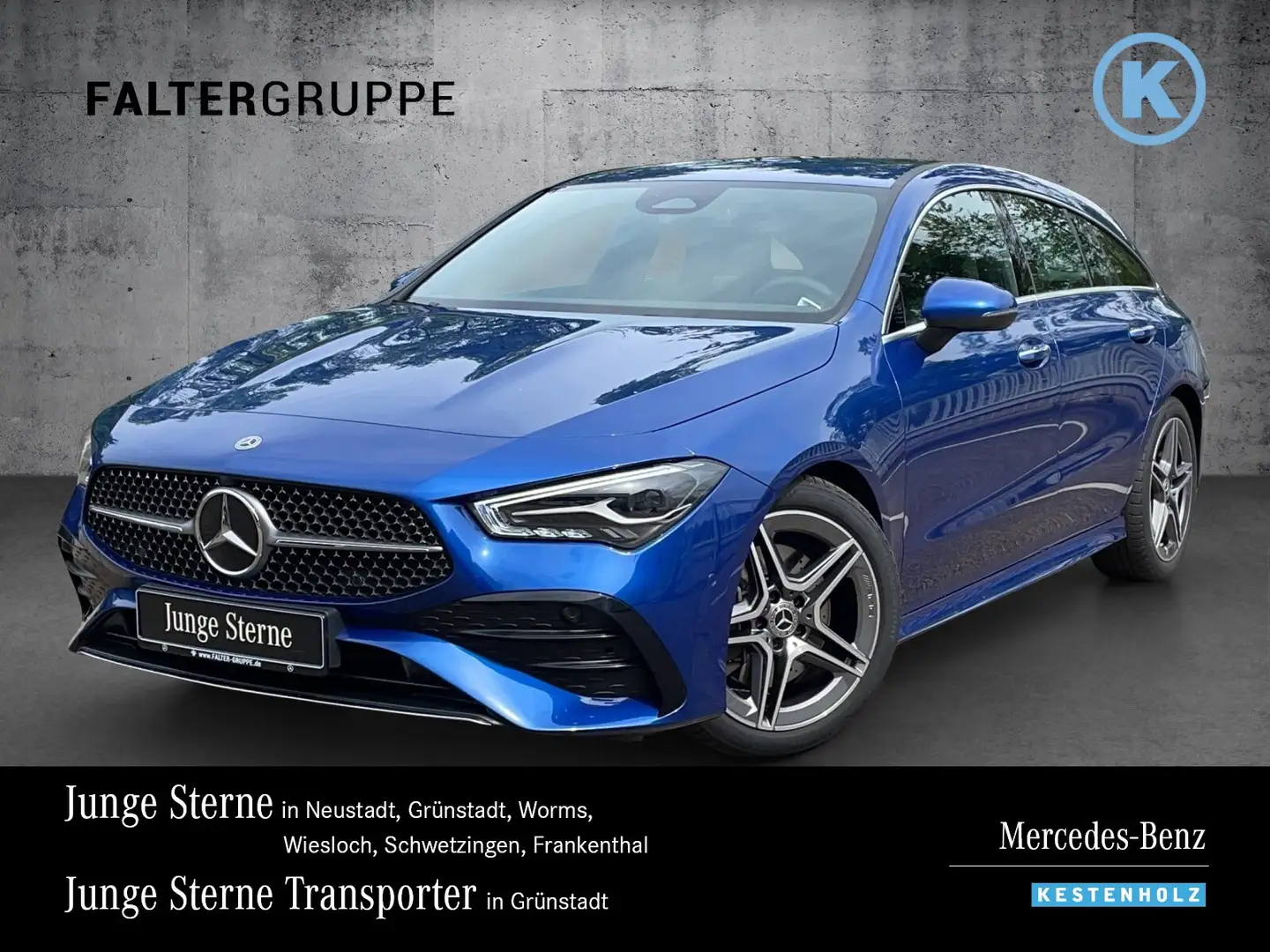 Mercedes-Benz CLA 220 CLA 220d SB AMG+KAM+AHK+STANDHZ+EASYP+SOUND+TWA Blau - 1