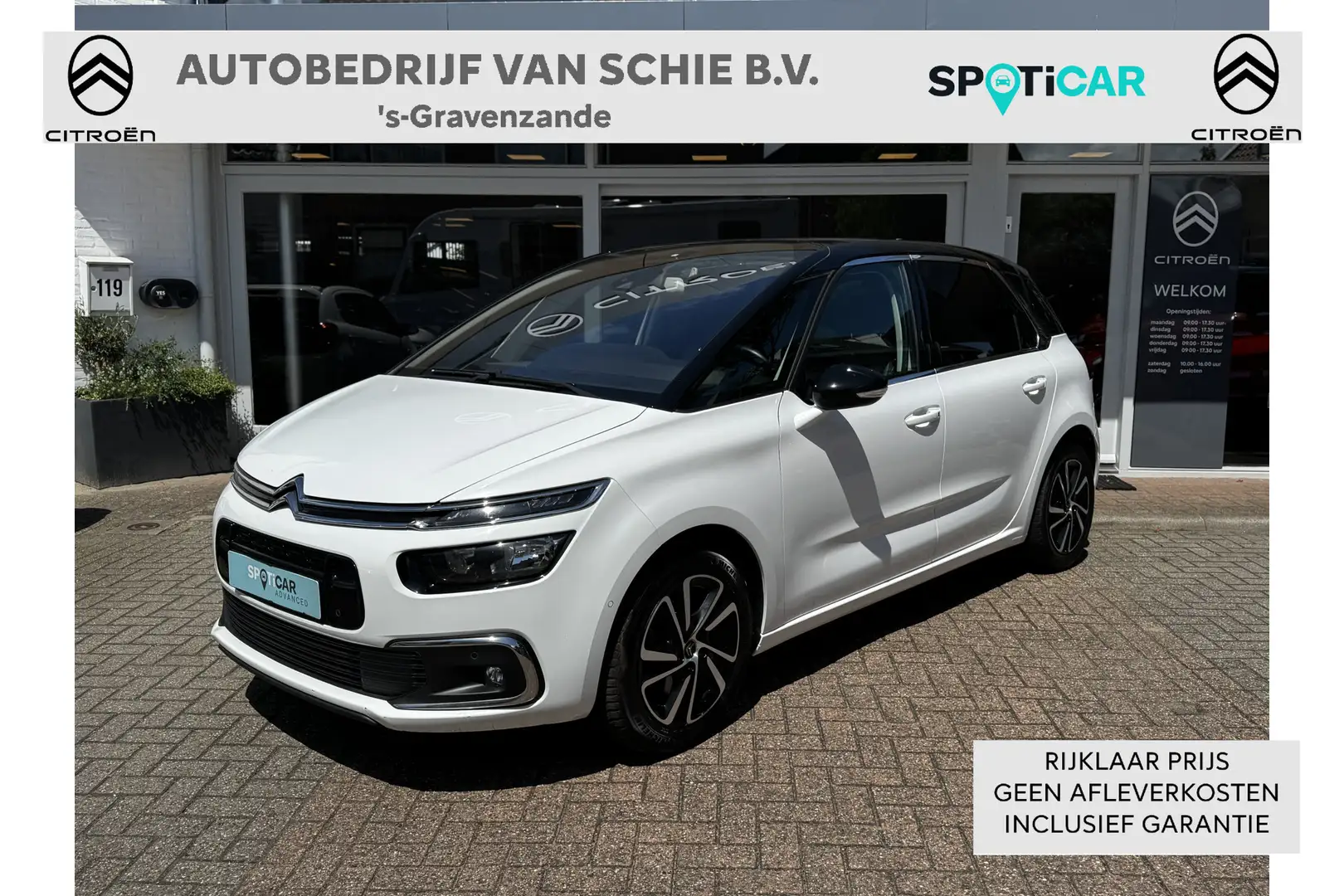 Citroen C4 SpaceTourer e-THP 165 Shine Automaat-6 Panoramadak | 2-Tone | Bianco - 1