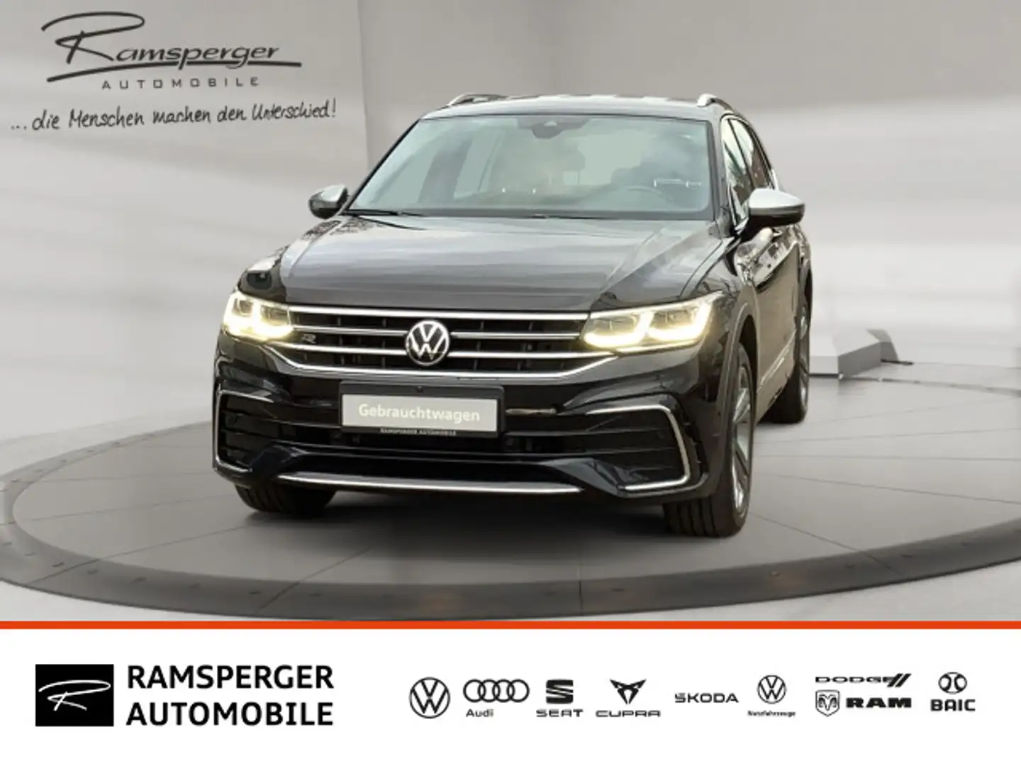 Volkswagen Tiguan Allspace 2.0 TSI DSG R-Line 4M. ACC APP K Noir - 1