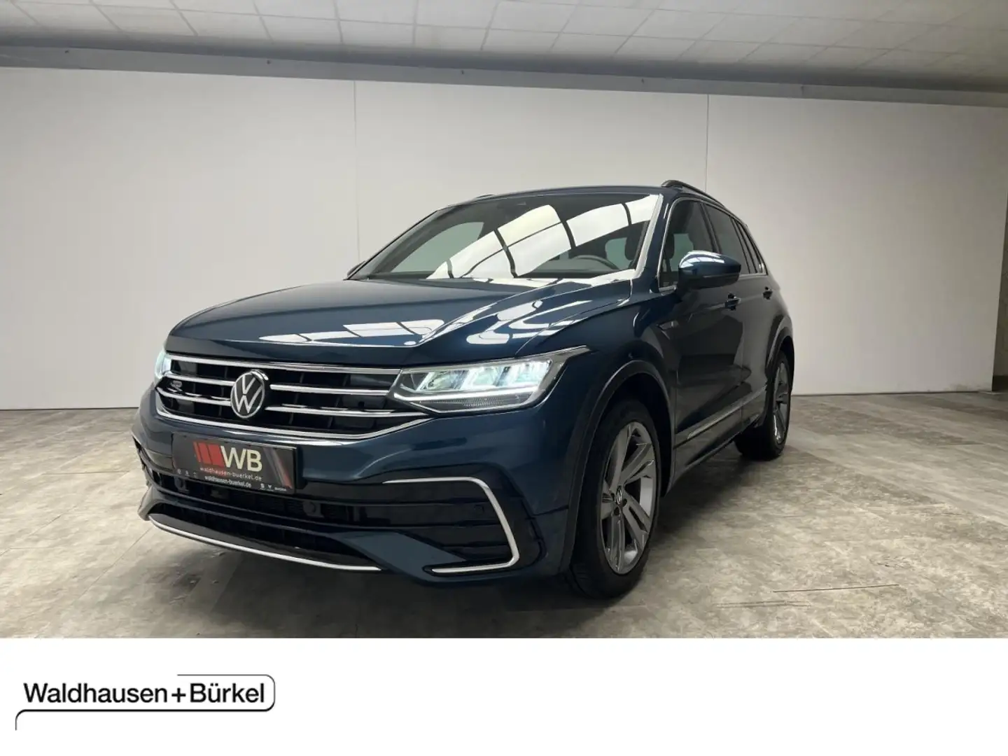 Volkswagen Tiguan 2.0 TDI DSG R-Line Klima Navi Rückfahrkamera Blau - 1