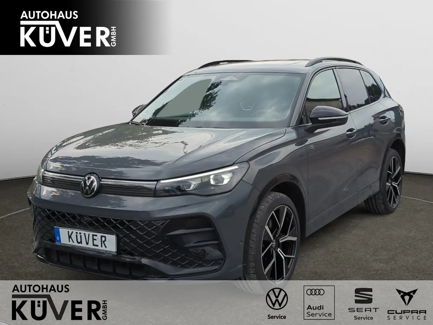 Volkswagen Tiguan R-Line 2,0 TSI DSG 4M+Pano+AHK+Matrix+ACC Grau - 1