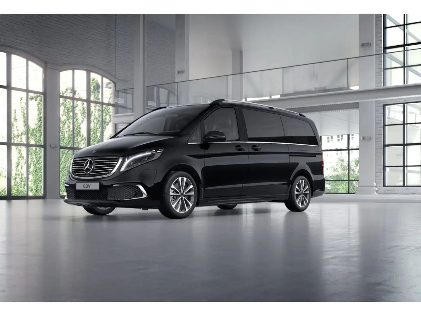 Mercedes-Benz EQV 300 AVANTGARDE Lang Airm Distr Navi PTS Keyl Schwarz - 1