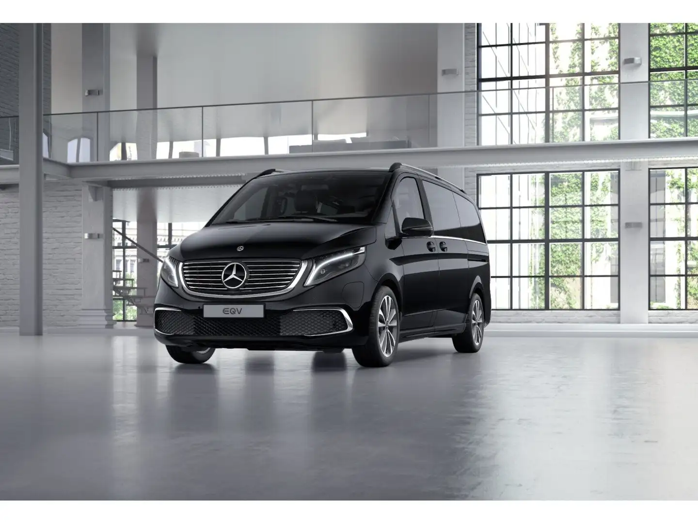 Mercedes-Benz EQV 300 AVANTGARDE Lang Airm Distr Navi PTS Keyl Schwarz - 2