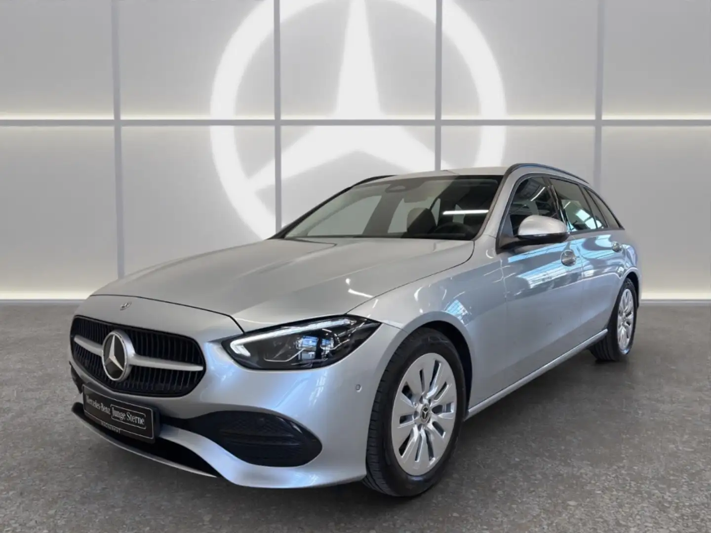Mercedes-Benz C 220 d T BUS+RFK+VERK.ASS+NAVI PLUS+SPIEGEL+LED Argent - 1