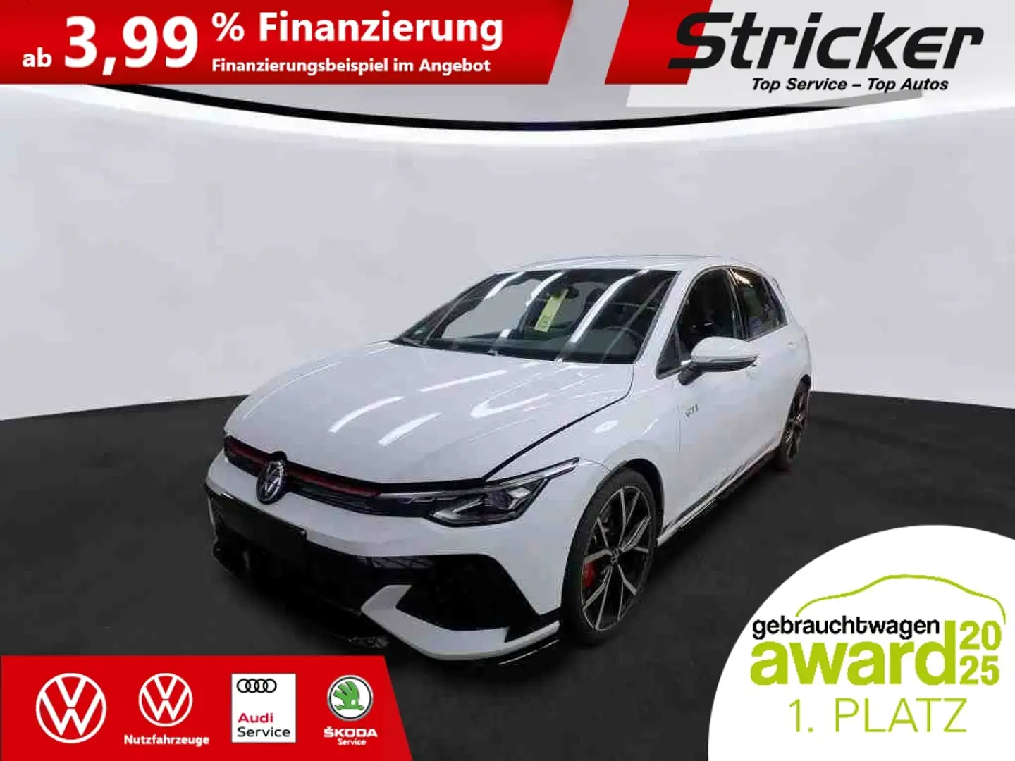 Volkswagen Golf GTI Clubsport 2.0TSI DSG 299,-ohne Anzahlung 19-Z Weiß - 2