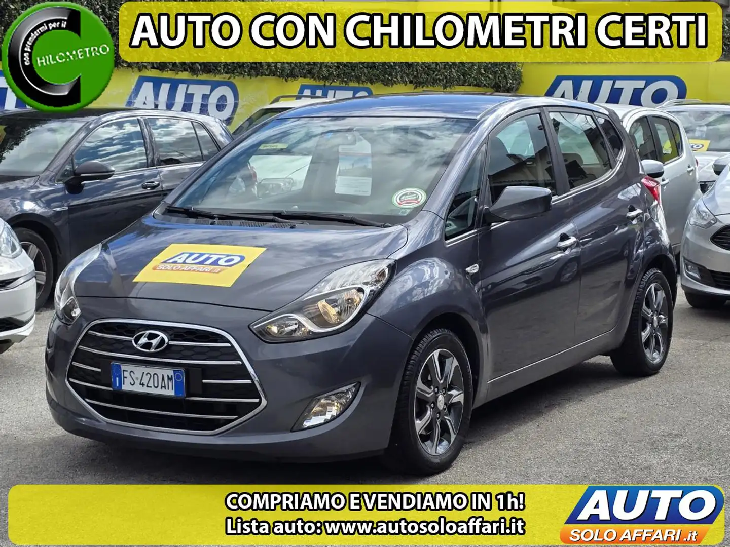 Hyundai iX20 1.4 CRDI 78.000KM EURO6B/NEOPATENTATI/TOUCH Gris - 2