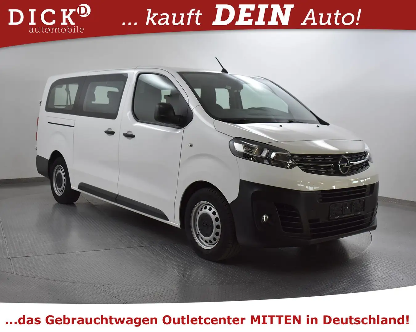Opel Vivaro 1.5d L3 9SI+NAVI+KLIMA+TEMP+CARPL+PDC+DAB Weiß - 1