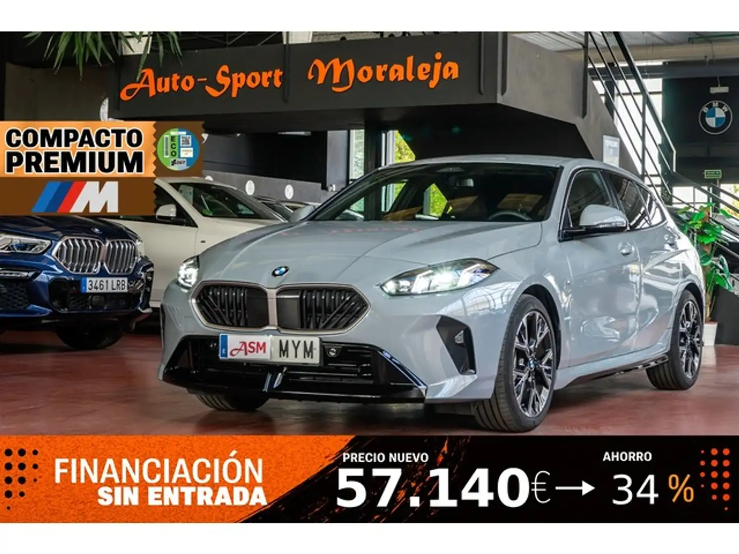 BMW 116 120iA Gris - 1