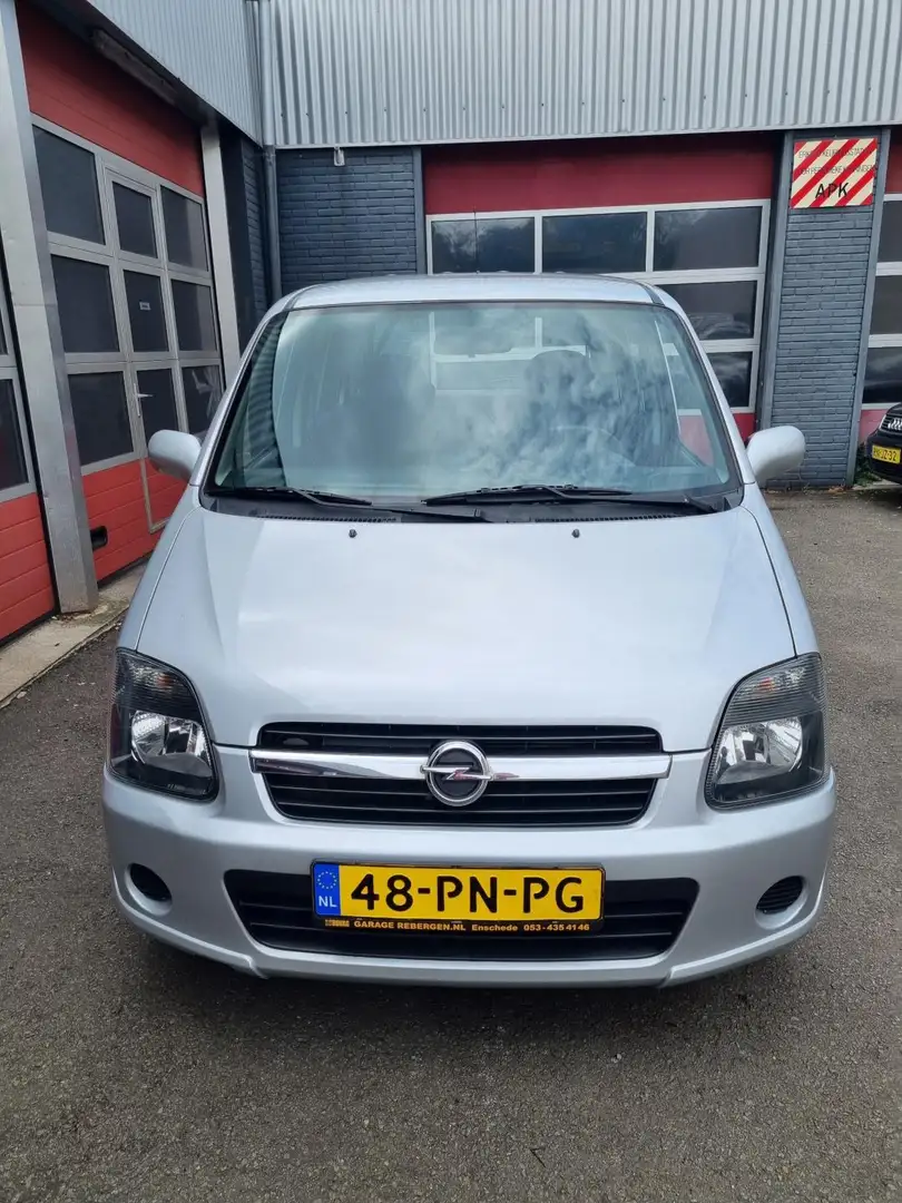 Opel Agila 1.2-16V Maxx met trekhaak Grijs - 2
