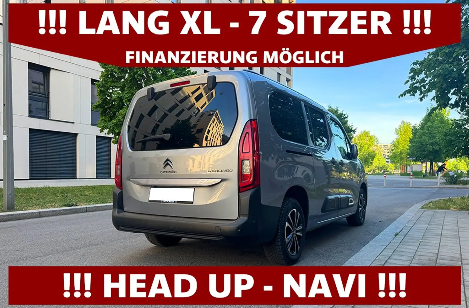 Citroen Berlingo 1,5 BlueHDI Feel XL | LANG | 7 SITZER | HEADUP Grau - 2