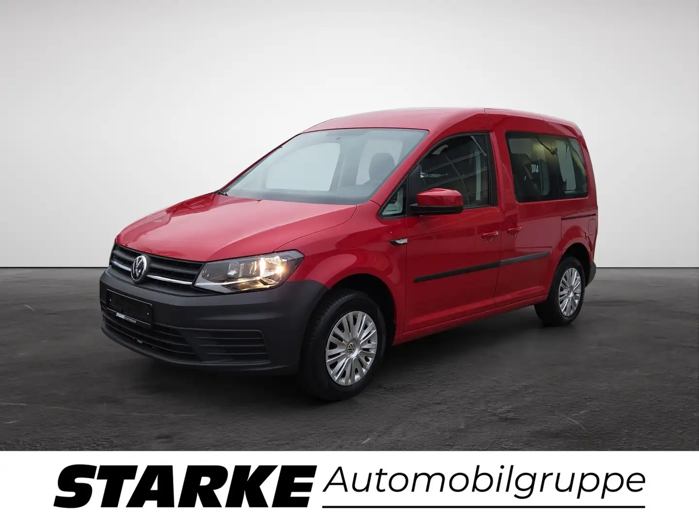 Volkswagen Caddy Kombi 2.0 TDI Trendline Navi PDC Klima Rot - 2