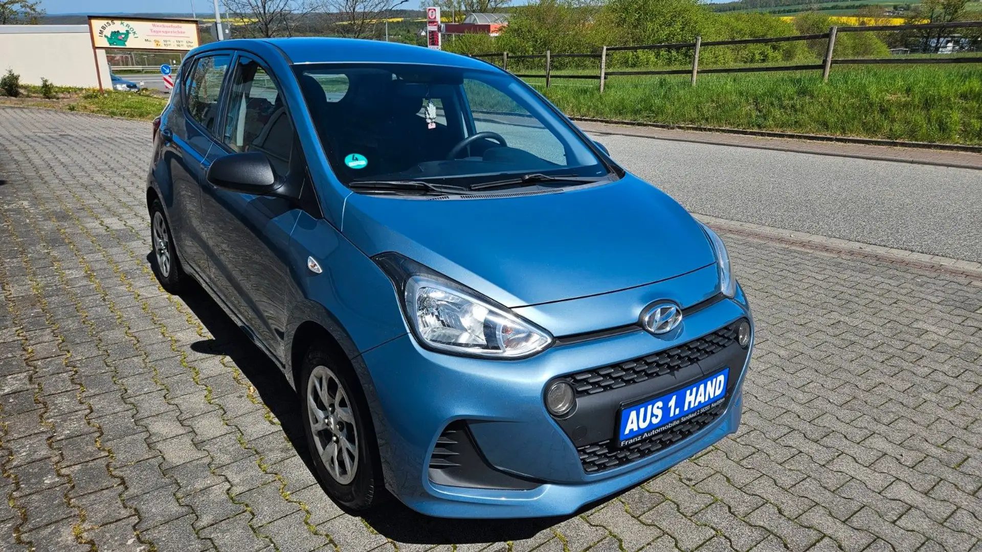 Hyundai i10 Basis, Klima, TÜV NEU Garantie, Bordcomputer Bleu - 1