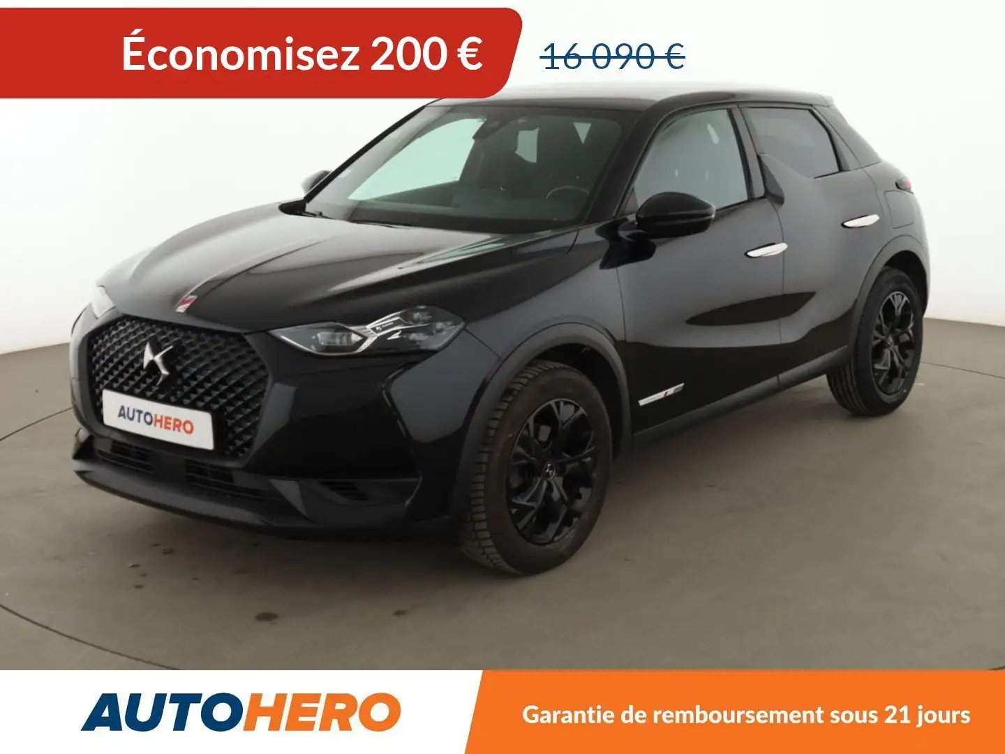 DS Automobiles DS 3 Crossback 1.5 Blue-HDi Performance Line Noir - 1
