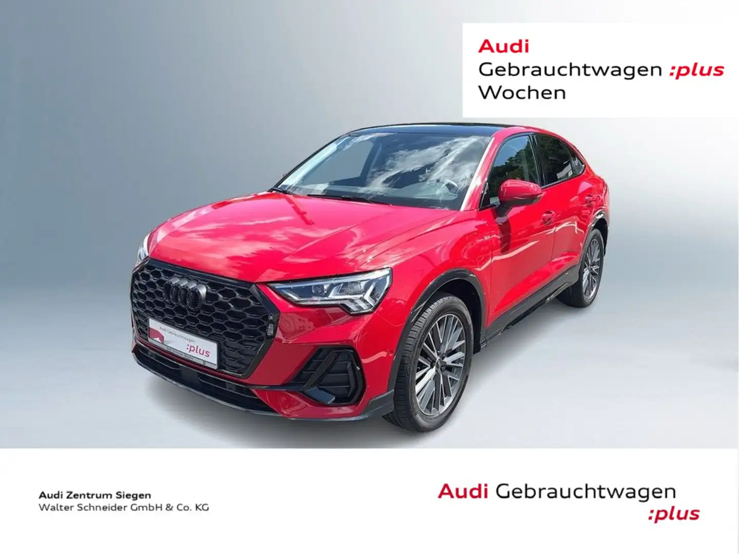 Audi Q3 45 TFSI e S line Matrix LED Schiebe Rot - 1