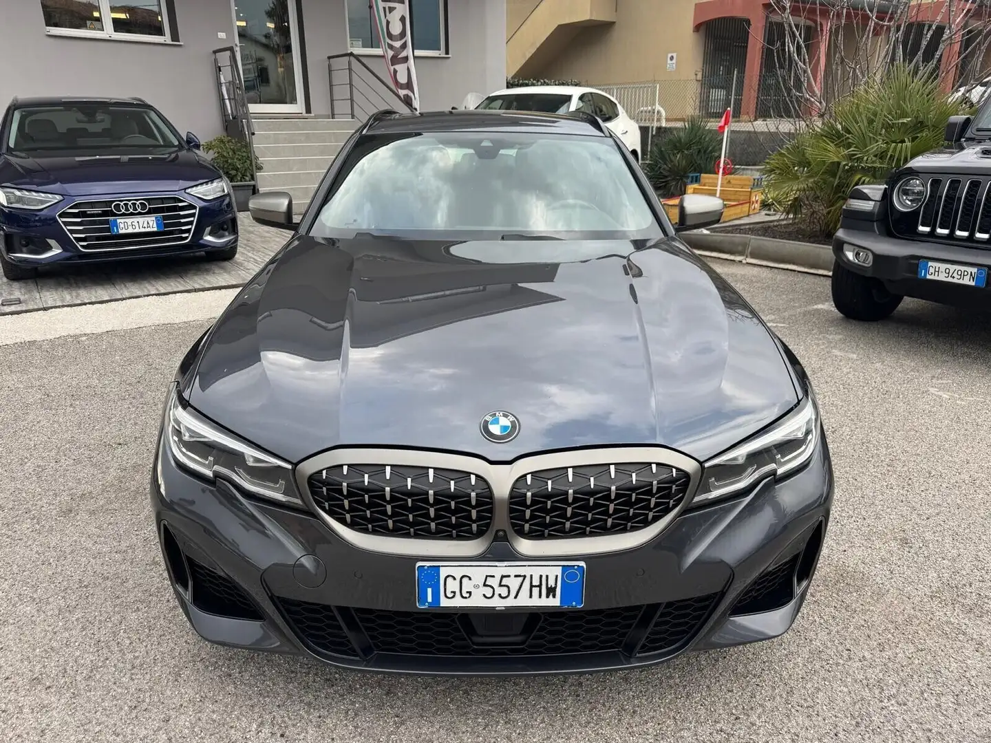 BMW 340 M 340d 48V xDrive M-SPORT Touring Grigio - 2