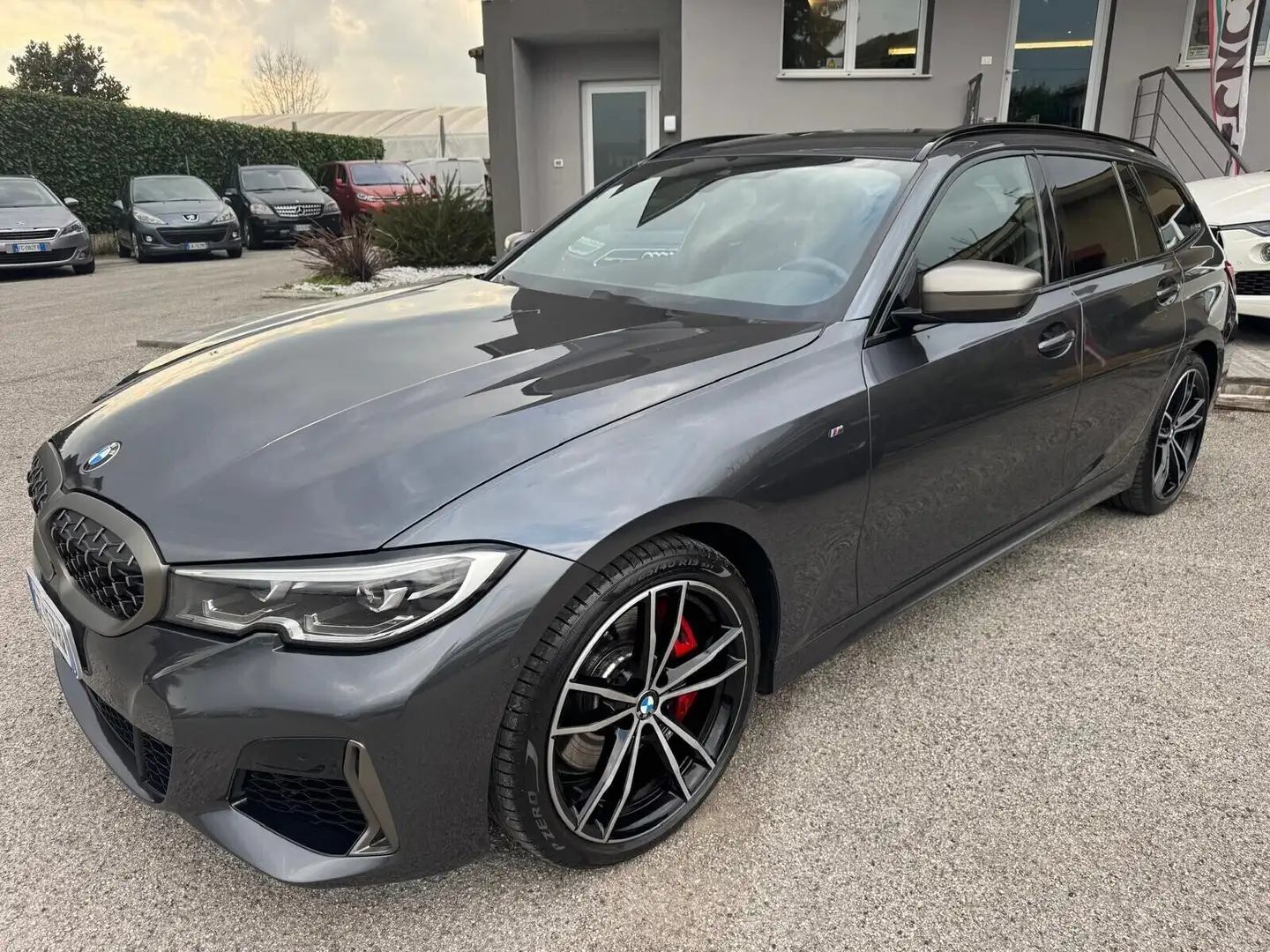 BMW 340 M 340d 48V xDrive M-SPORT Touring Grigio - 1