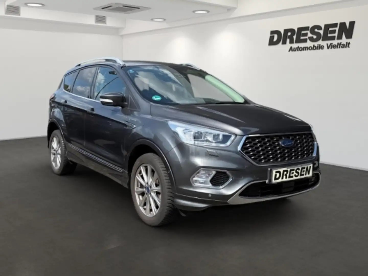 Ford Kuga Vignale 4x4 Automatik Allwetter Navi Leder Memory Szürke - 2